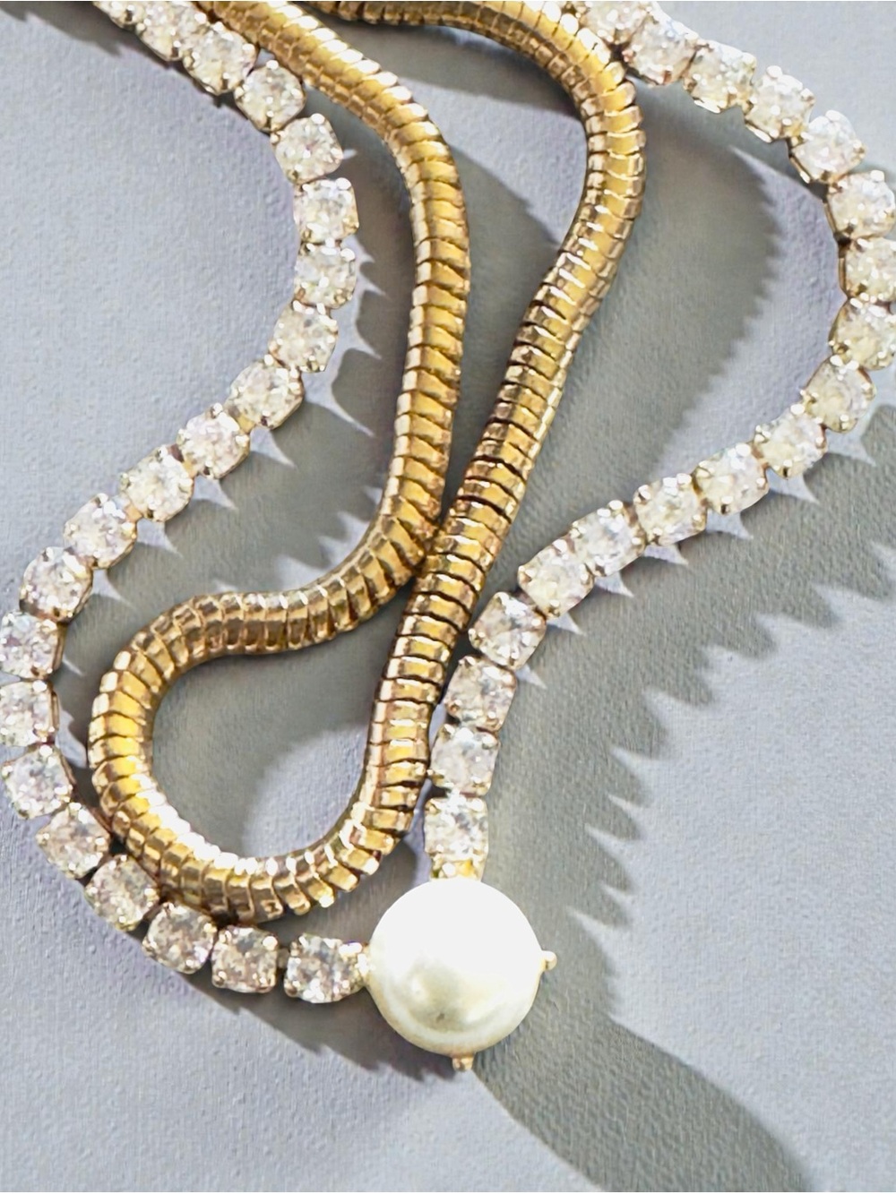 New Anne Klein Necklace Gold